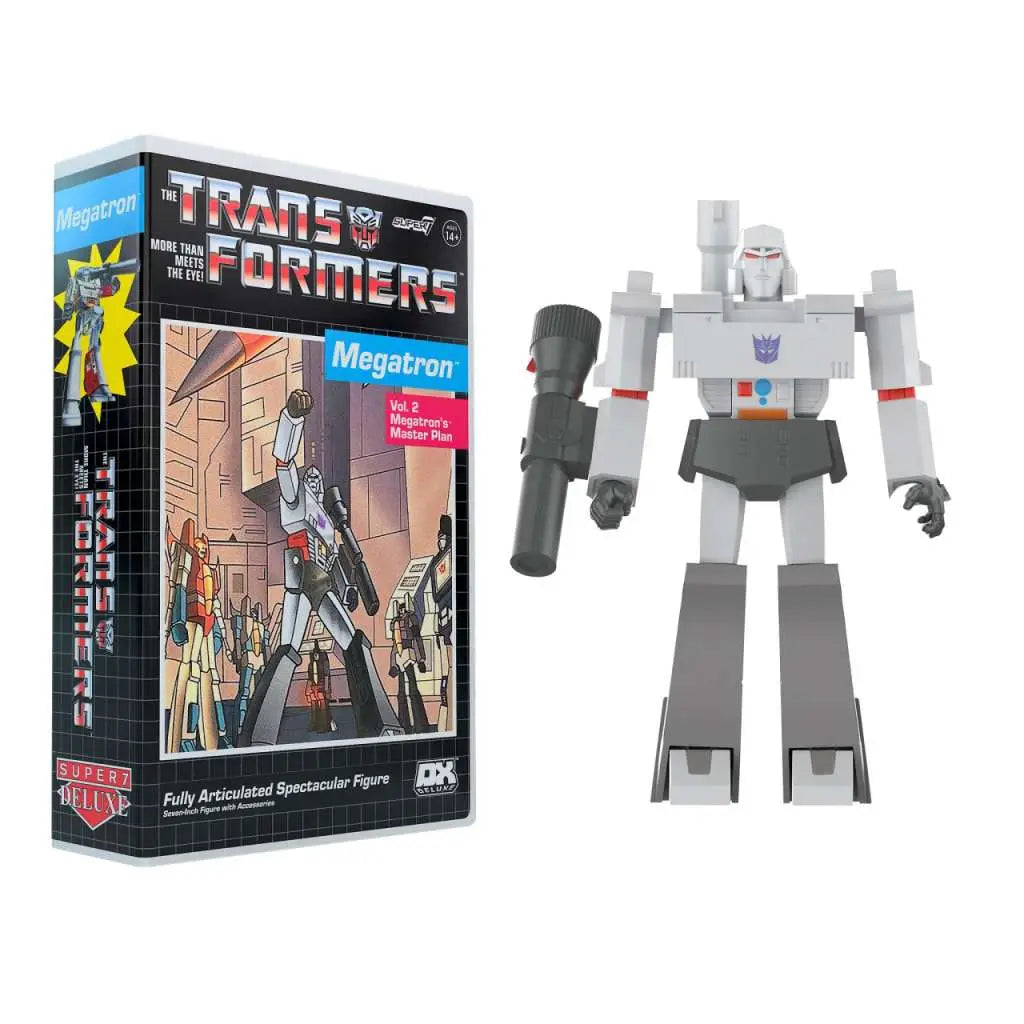 TRANSFORMERS DELUXE MEGATRON VHS FIGURE SUPER 7