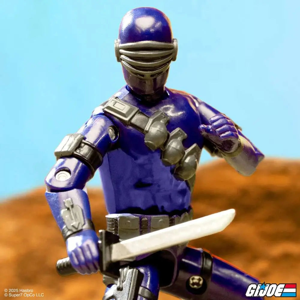 G.I. JOE W03 SNAKE EYES CARTOON REACTION+ FIGURE SUPER 7