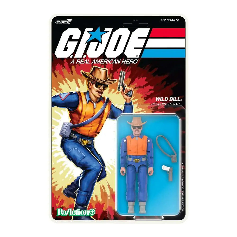 G.I. JOE W03 WILD BILL CARTOON REACTION+ FIGURE SUPER 7