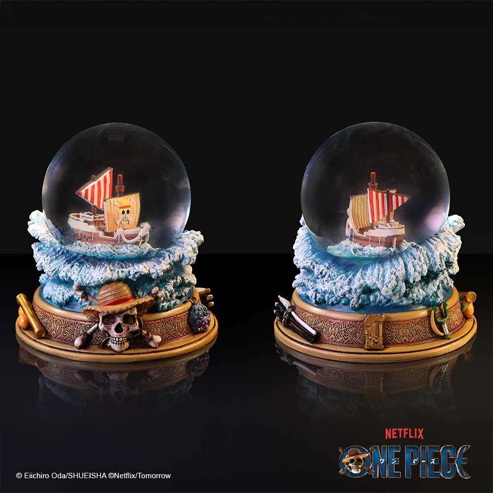 One Piece GOING MERRY SNOW GLOBE NEMESIS NOW