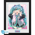 HATSUNE MIKU WINK FRAMED PRINT Abystyle Studio