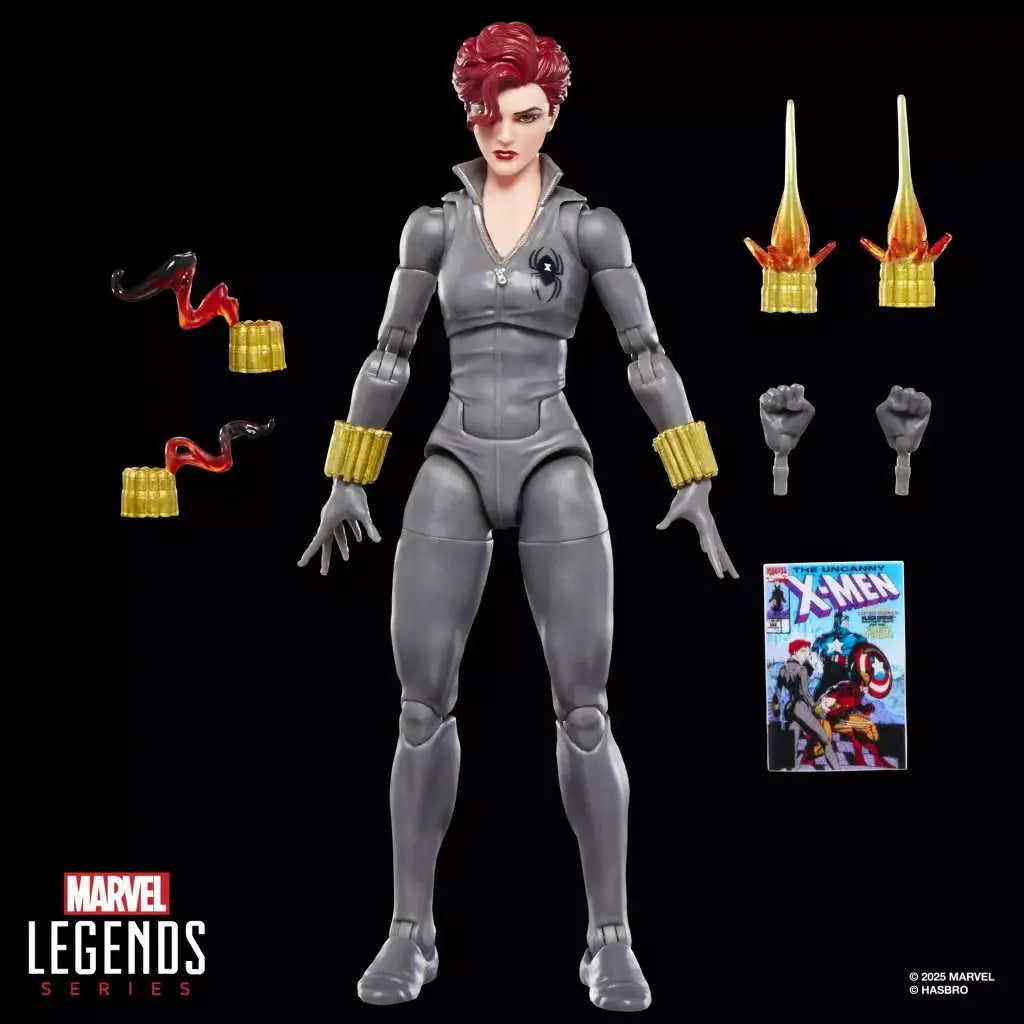 MARVEL LEGENDS MINI COMICS BLACK WIDOW ACTION FIGURE HASBRO