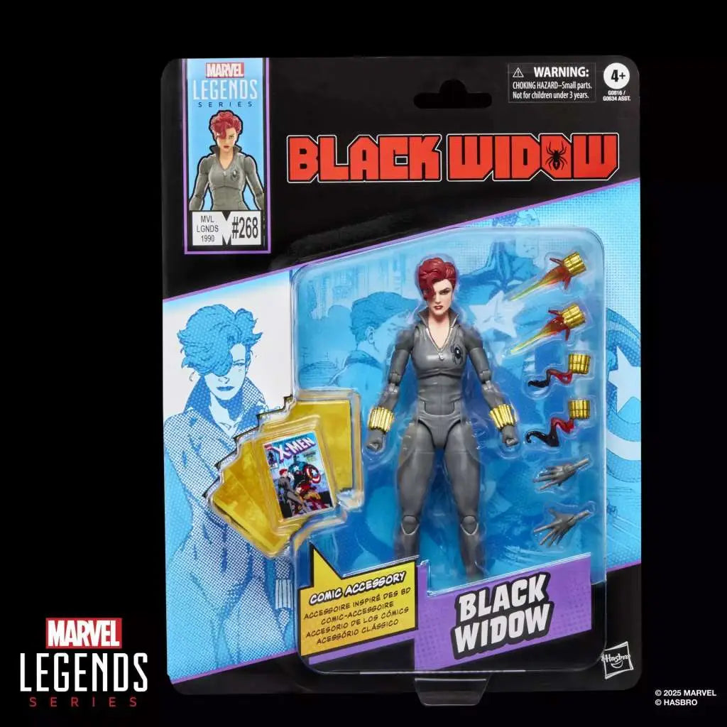 MARVEL LEGENDS MINI COMICS BLACK WIDOW ACTION FIGURE HASBRO