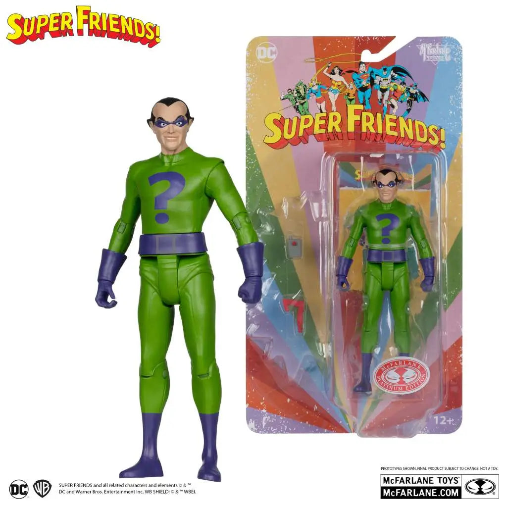 DC RETRO SUPER FRIENDS SERIE 1 RIDDLER AF McFARLANE TOYS 2025