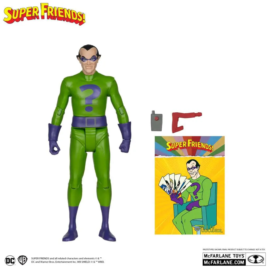 DC RETRO SUPER FRIENDS SERIE 1 RIDDLER AF McFARLANE TOYS 2025