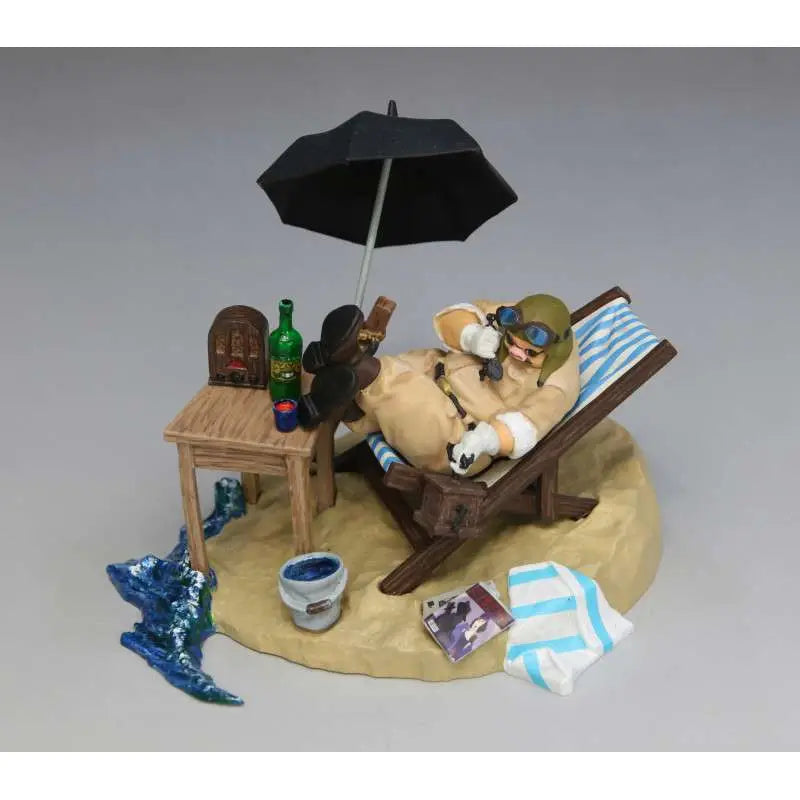 PORCO ROSSO PORCO IN HIS HIDEOUT 1/48 TO PAINT MODEL KIT STUDIO GHIBLI