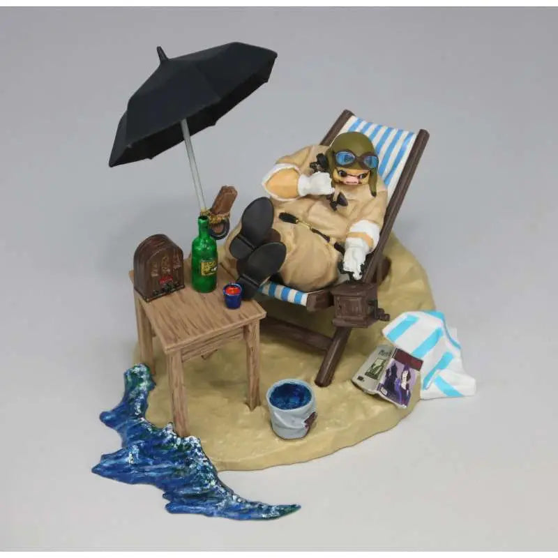 PORCO ROSSO PORCO IN HIS HIDEOUT 1/48 TO PAINT MODEL KIT STUDIO GHIBLI