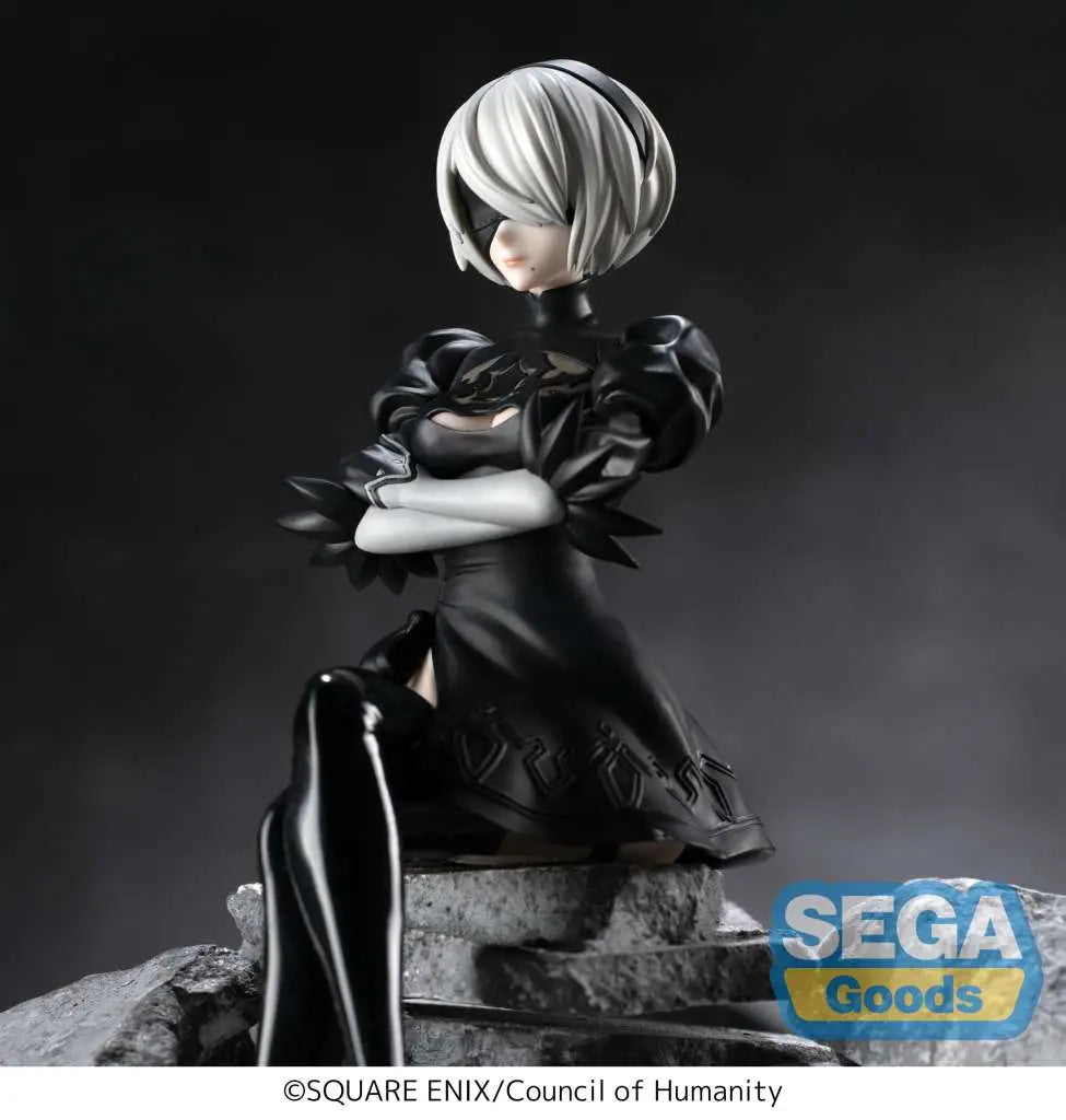 NIER AUTOMATA 2B PM PERCHING FIGURE RERUN SEGA