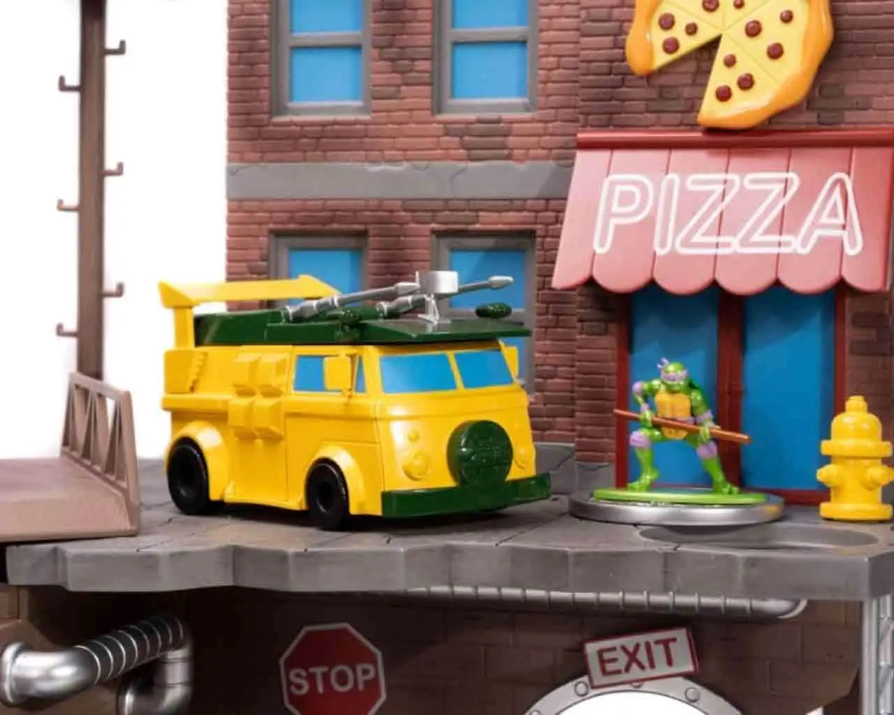 TEENAGE MUTANT NINJA TURTLE LAIR DIORAMA NANO SCENE Jada Toys