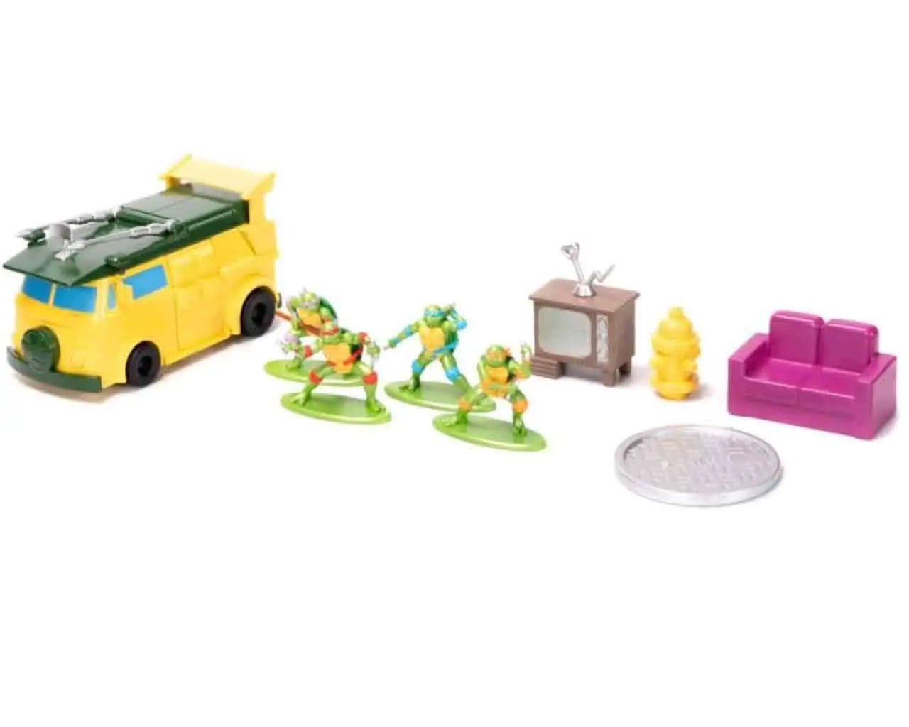 TEENAGE MUTANT NINJA TURTLE LAIR DIORAMA NANO SCENE Jada Toys