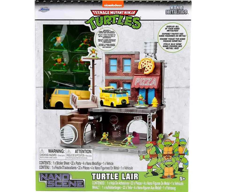 TEENAGE MUTANT NINJA TURTLE LAIR DIORAMA NANO SCENE Jada Toys