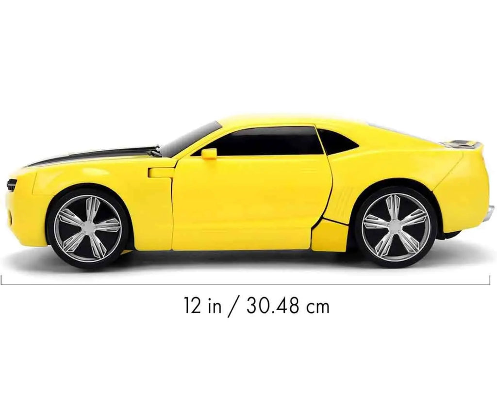 TRANSFORMERS BUMBLEBEE TRANSFORMING TO ROBOT MODEL WITH REMOTE CONTROL Jada Toys