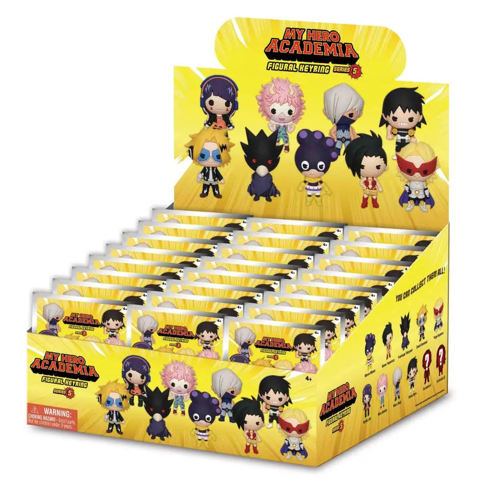 MY HERO ACADEMIA SERIES 5 BAG CLIP BLIND BOX DISPLAY (24) MONOGRAM