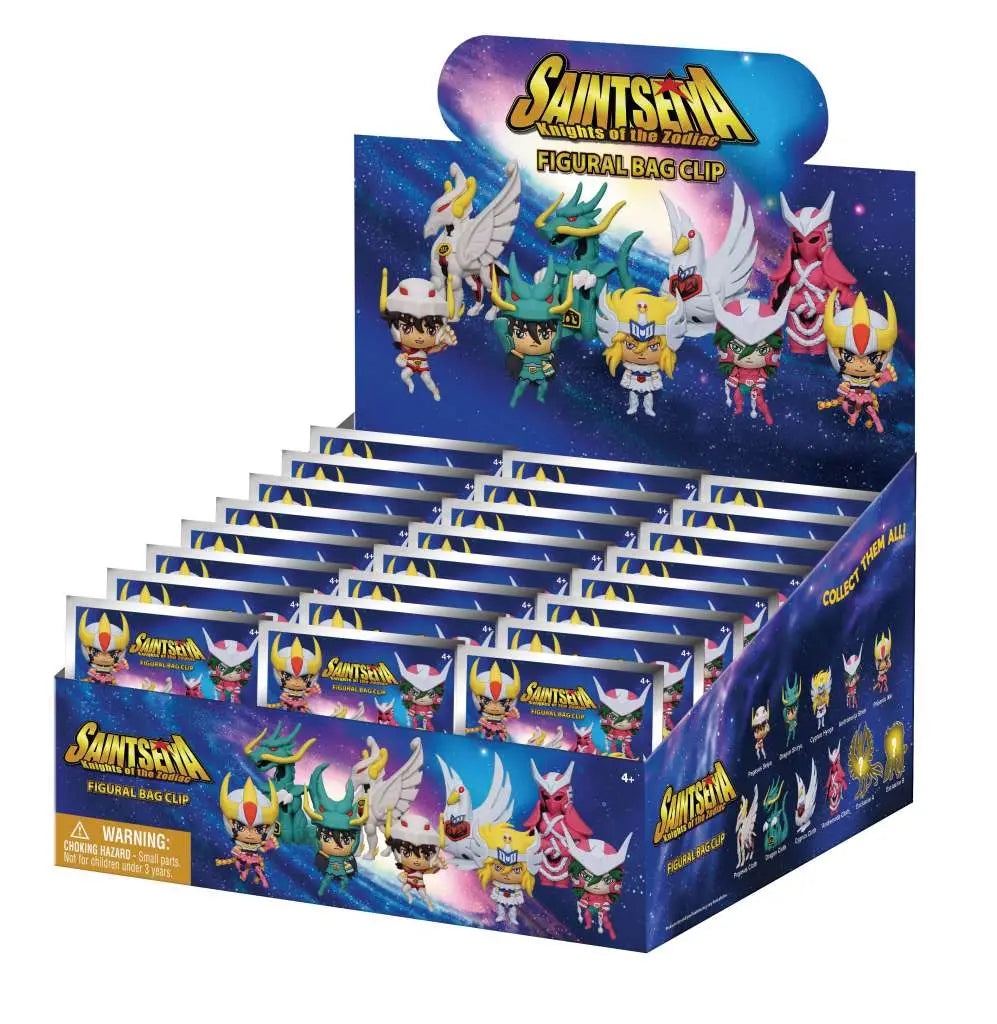 SAINT SEIYA S1 BAG CLIP BLIND BOX DISPLAY 24 MONOGRAM