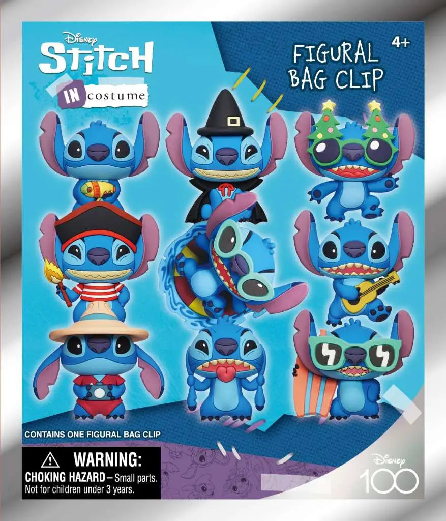 STITCH IN COSTUME EXC 3 BAG CLIP BLIND BOX DISPLAY 24 MONOGRAM