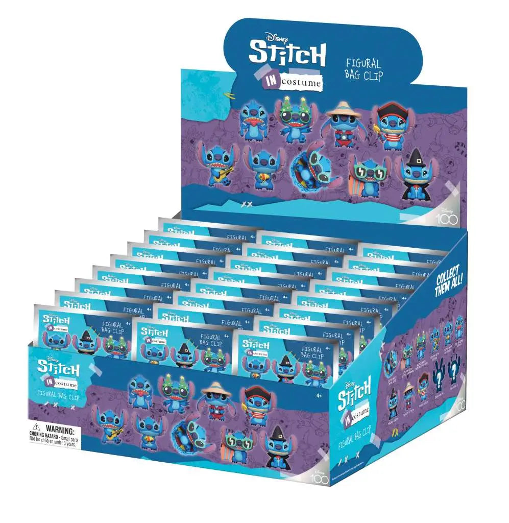 STITCH IN COSTUME EXC 3 BAG CLIP BLIND BOX DISPLAY 24 MONOGRAM