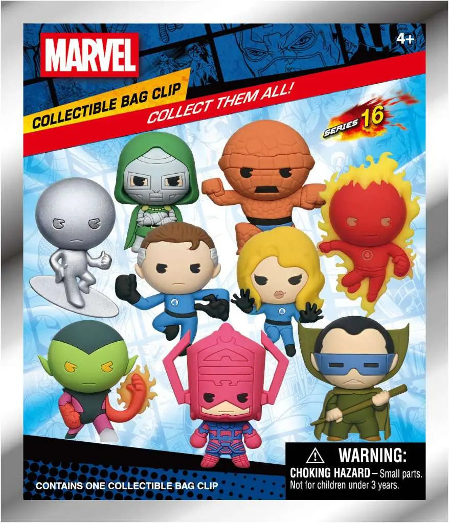 FANTASTIC FOUR CLASSIC BAG CLIP BLIND BOX DISPLAY 24 MONOGRAM