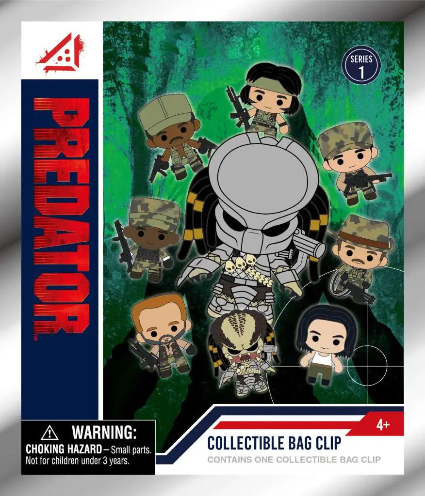 PREDATOR 3D S1 BAG CLIP BLIND BOX DISPLAY 24 MONOGRAM