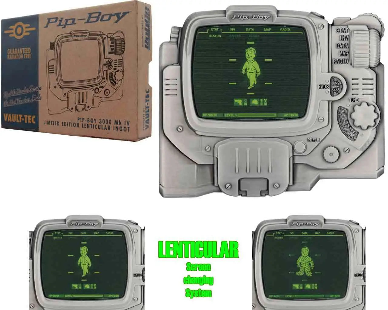 FALLOUT PIP-BOY LENTICULAR INGOT FANATTIK