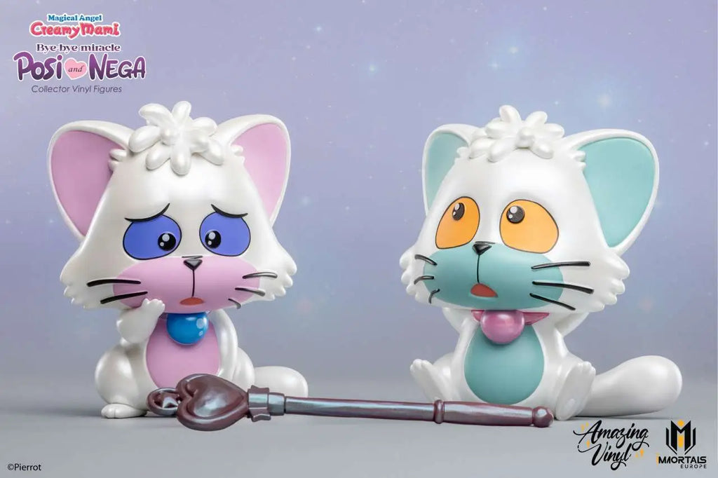 MAGICAL ANGEL CREAMY MAMI POSI AND NEGA BYE BYE MIRACLE VINYL PEARL EXCLUSIVE FIGURES IMMORTALS COLLECTIBLES