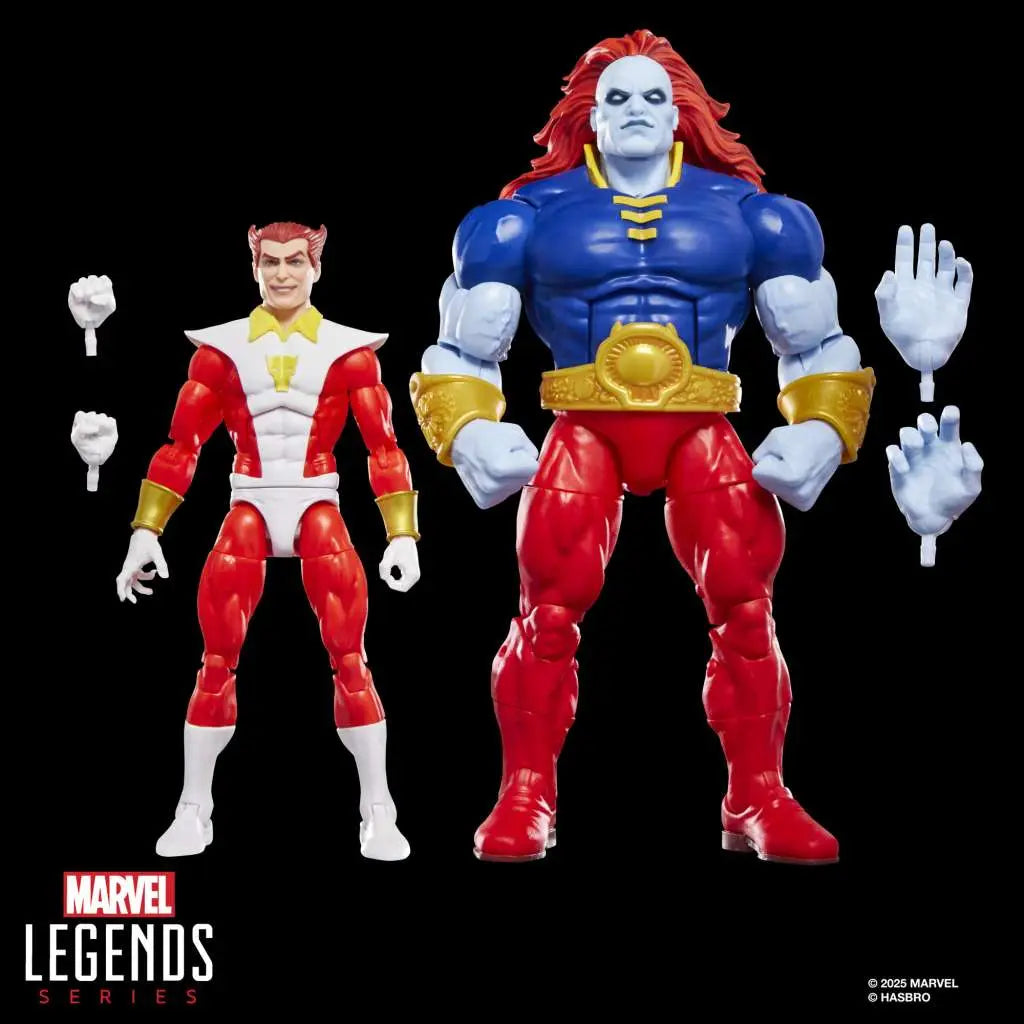 MARVEL LEGENDS STARFOX AND CHAMPION OF THE UNIVERSE ACTION FIGURES HASBRO