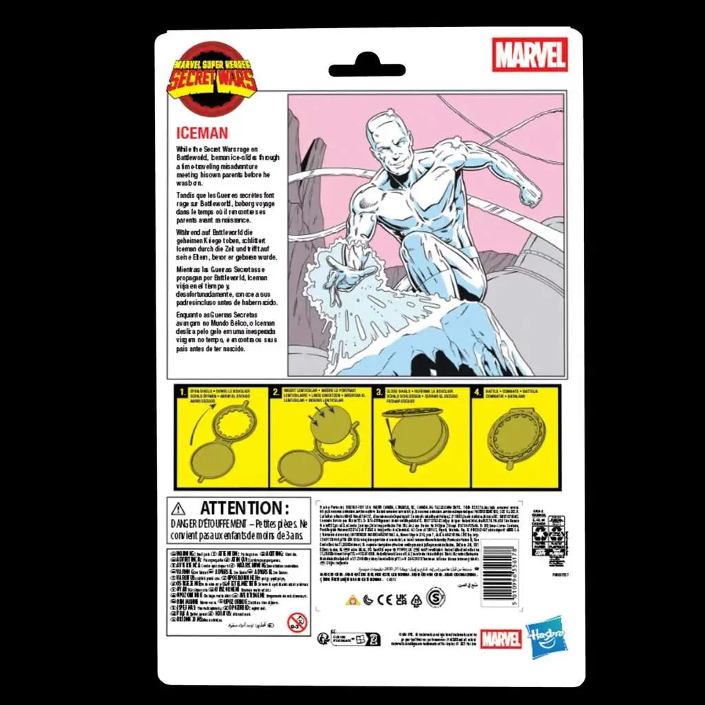 MARVEL LEGENDS SECRET WARS ICE MAN ACTION FIGURE HASBRO