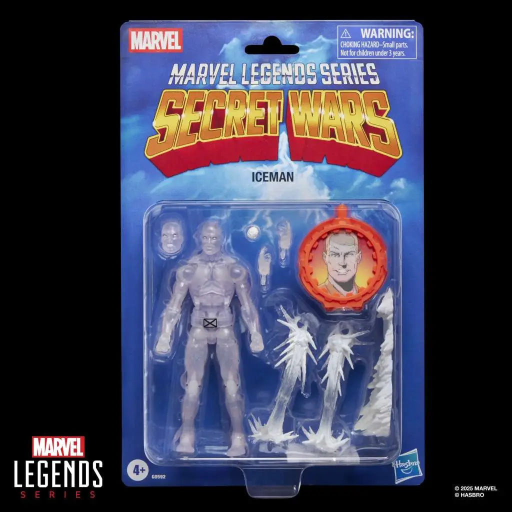 MARVEL LEGENDS SECRET WARS ICE MAN ACTION FIGURE HASBRO