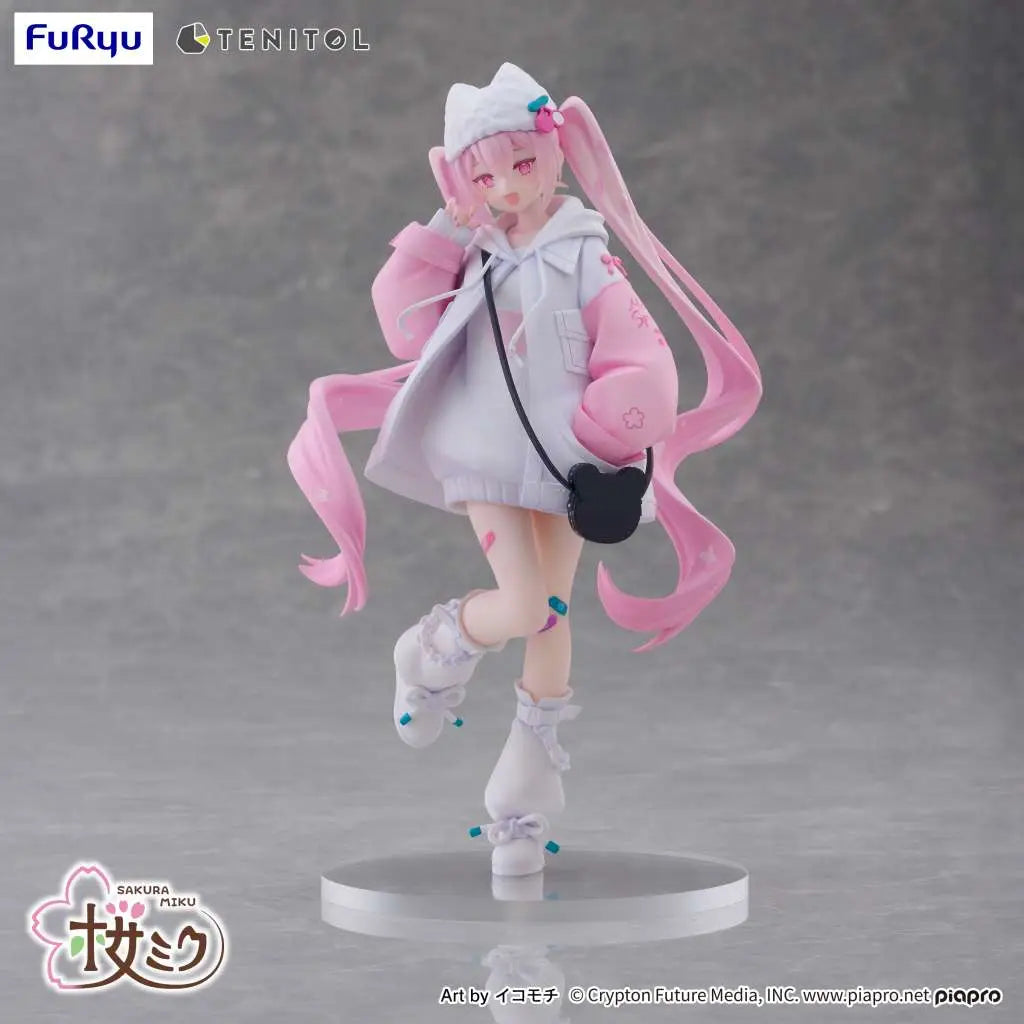 HASUNE MIKU SAKURA MIKU COOL STYLE TENITOL PETIT FIG FURYU