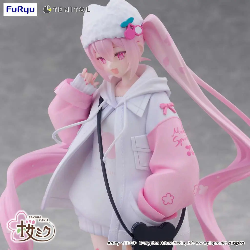HASUNE MIKU SAKURA MIKU COOL STYLE TENITOL PETIT FIG FURYU