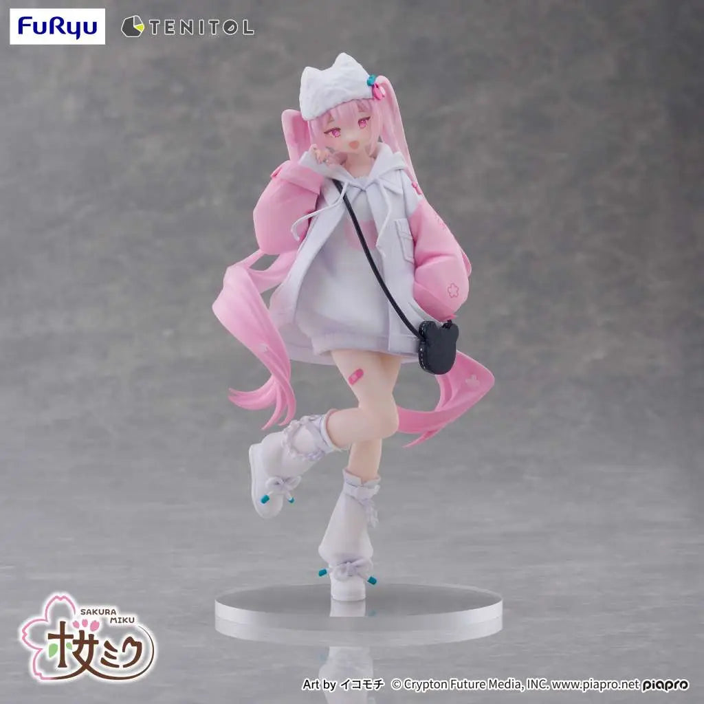 HASUNE MIKU SAKURA MIKU COOL STYLE TENITOL PETIT FIG FURYU
