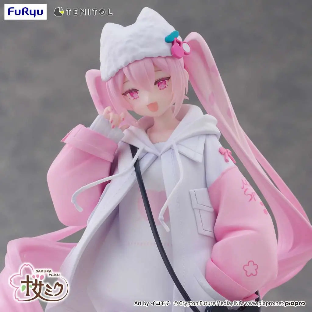HASUNE MIKU SAKURA MIKU COOL STYLE TENITOL PETIT FIG FURYU
