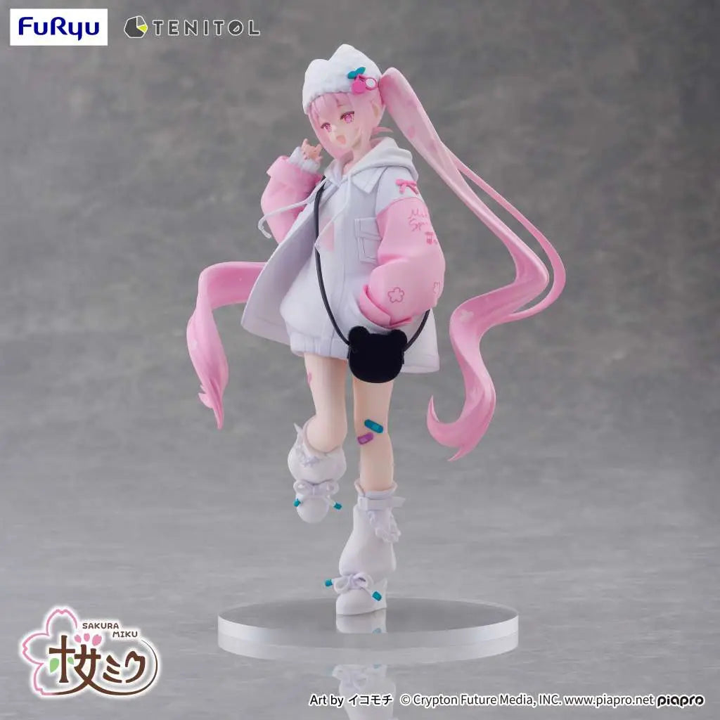 HASUNE MIKU SAKURA MIKU COOL STYLE TENITOL PETIT FIG FURYU
