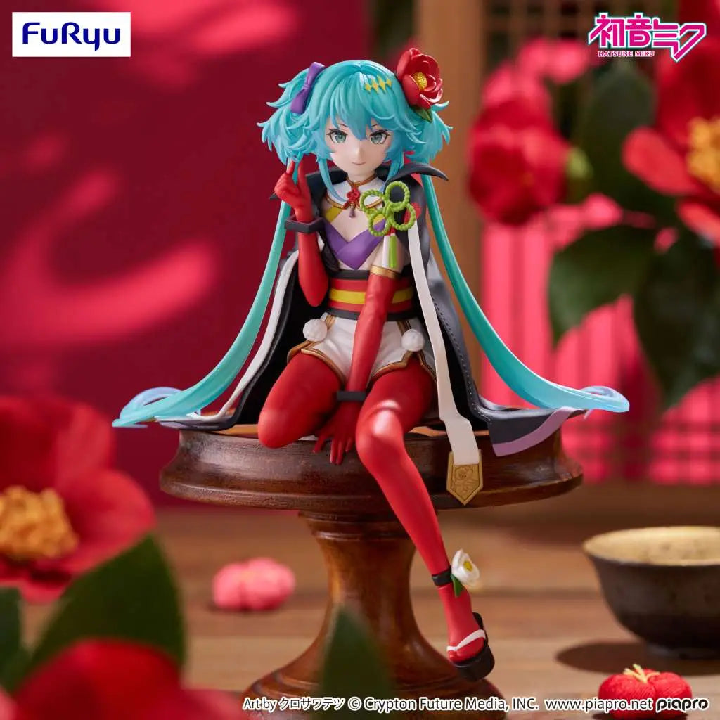 HATSUNE MIKU FLOWER FAIRY CAMELIA NOODLE STOPPER FIG FURYU