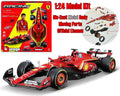 FERRARI F1 SF 24 N.16 CHARLES LECLERC WITH HELMET MODEL KIT 1 24 BBURAGO