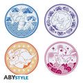 POKEMON JAPANESE STYLE SET OF 4 PLATES Abystyle Studio