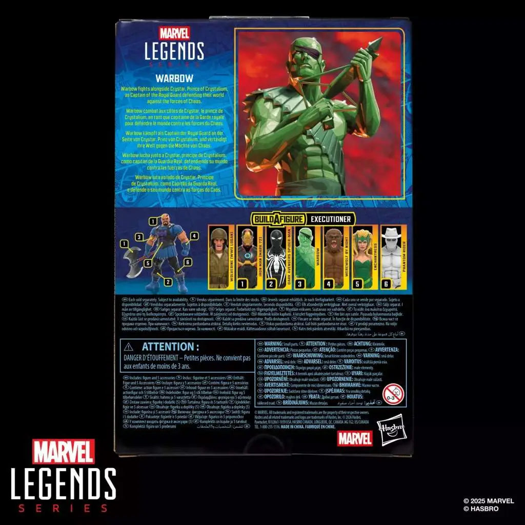 MARVEL LEGENDS EXECUTIONER BFS WARBOW ACTION FIGURE HASBRO