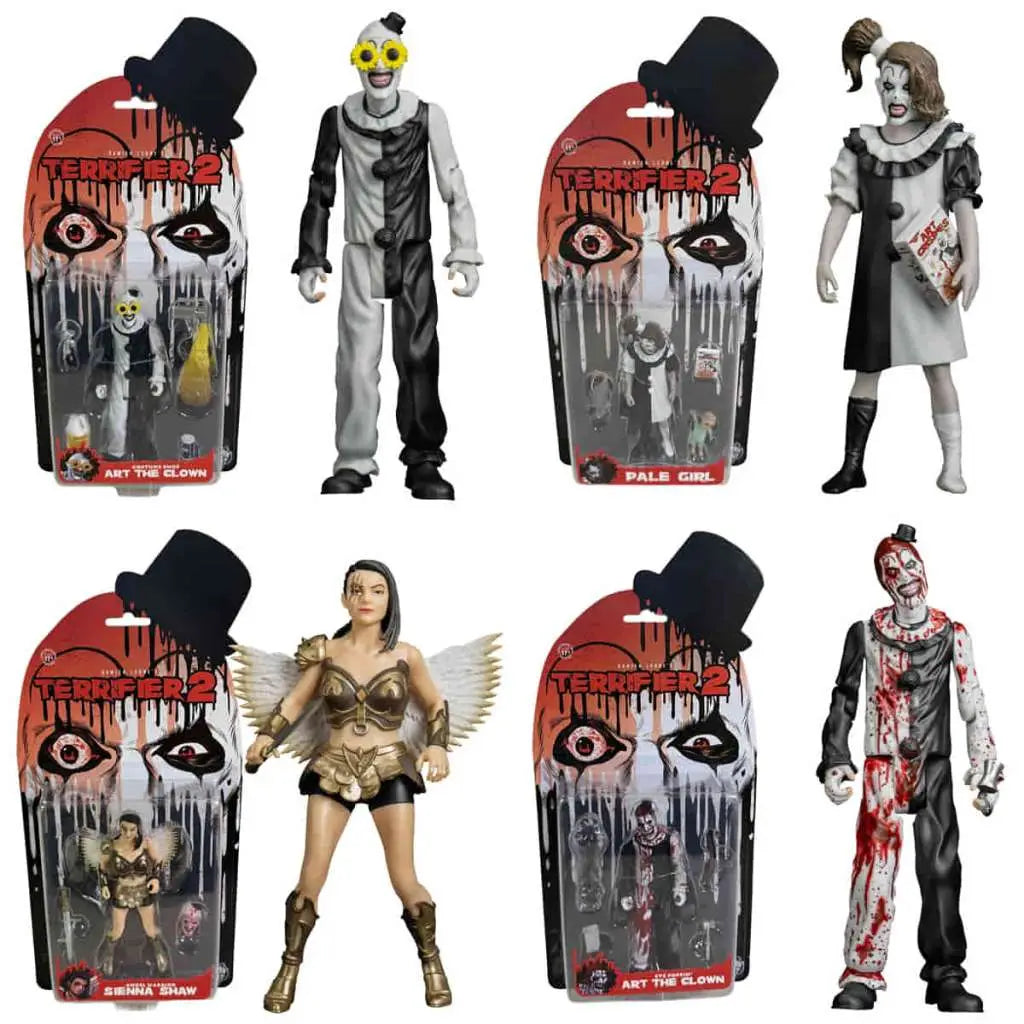 TERRIFIER 2 ACTION FIGURE SET 4 Trick or Treat Studios