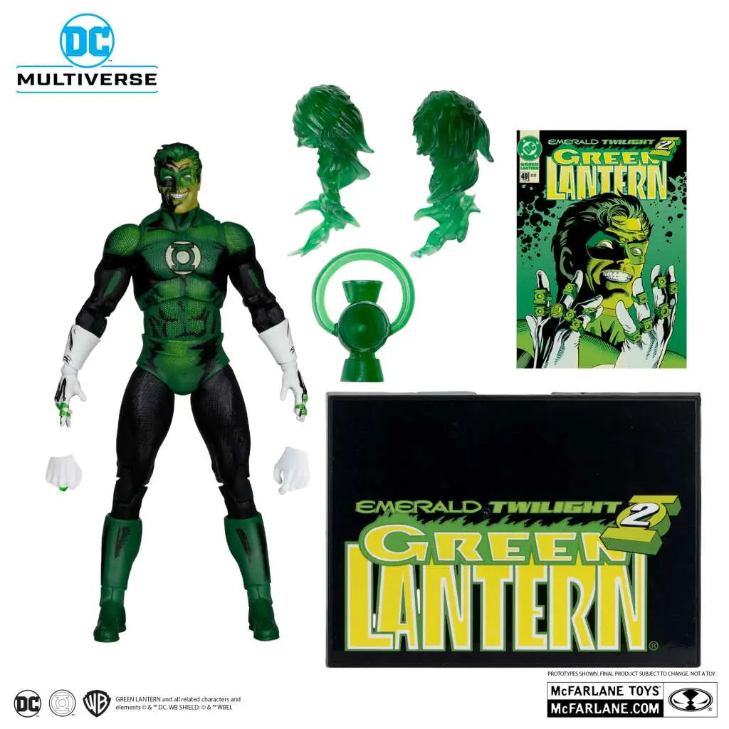 DC MULTIVERSE COVER RECREATIONS GREEN LANTERN EMERALD TWILIGHT FIGURE McFARLANE TOYS 2025