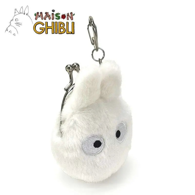 MY NEIGHBOR TOTORO SMALL WHITE TOTORO FUNWARI MINI COIN PURSE STUDIO GHIBLI