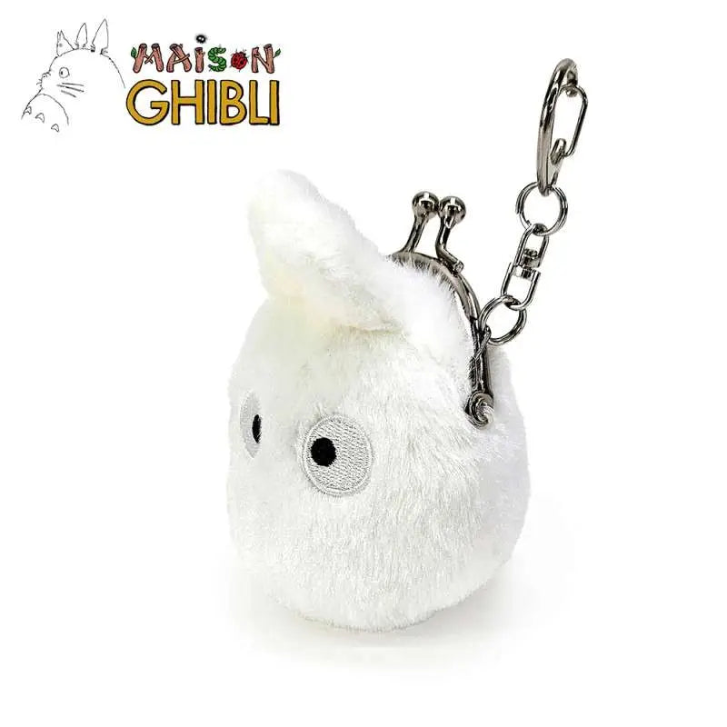 MY NEIGHBOR TOTORO SMALL WHITE TOTORO FUNWARI MINI COIN PURSE STUDIO GHIBLI
