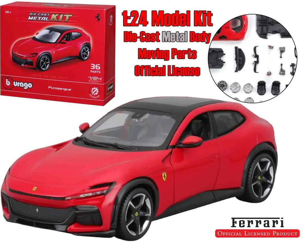 FERRARI PUROSANGUE MODEL KIT 1 24 BBURAGO