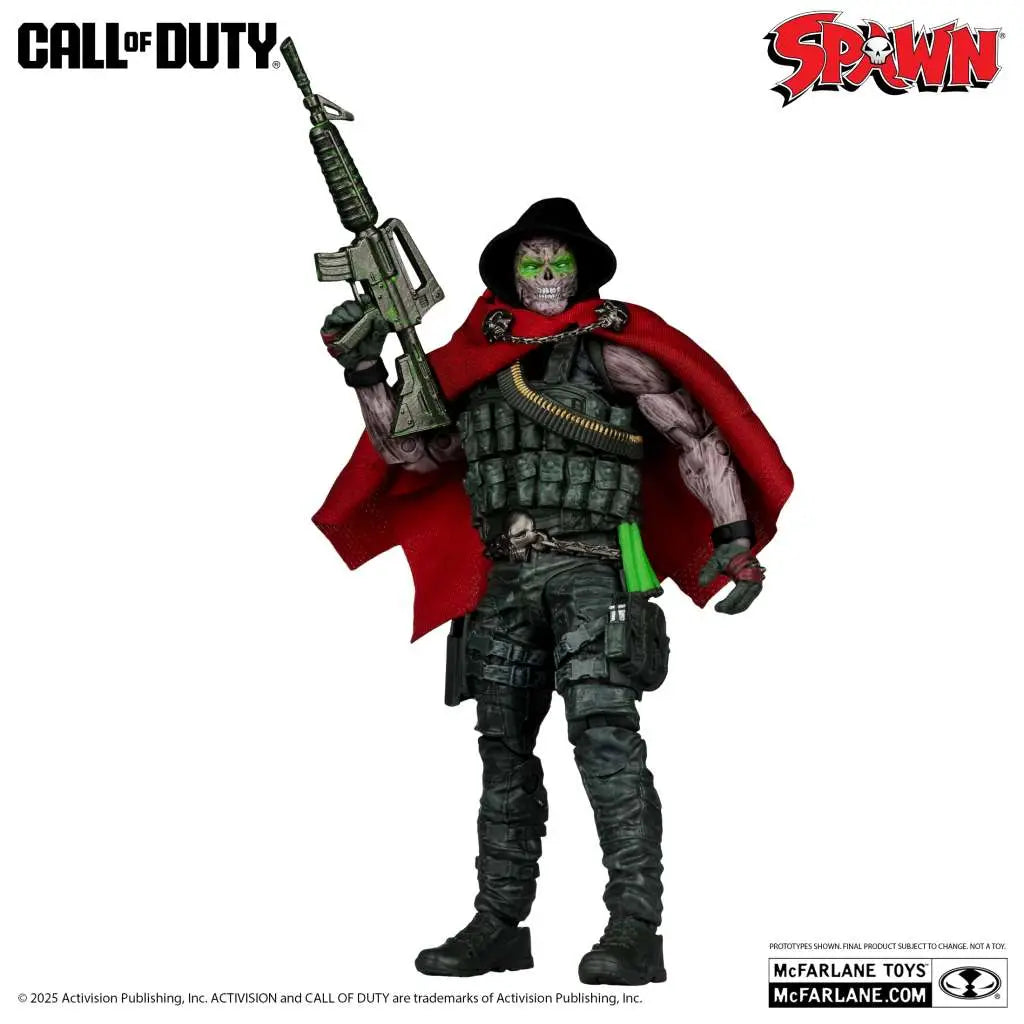 CALL OF DUTY 7INCH BURNED SPAWN ACTION FIGURE McFARLANE TOYS 2025