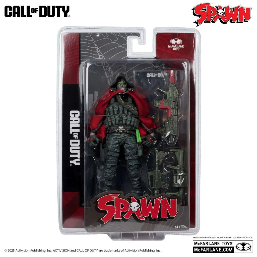 CALL OF DUTY 7INCH BURNED SPAWN ACTION FIGURE McFARLANE TOYS 2025