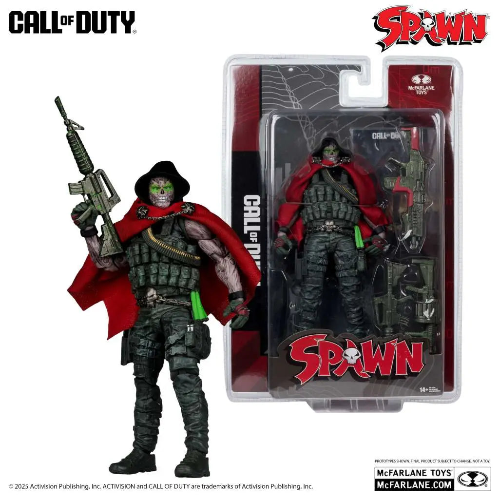 CALL OF DUTY 7INCH BURNED SPAWN ACTION FIGURE McFARLANE TOYS 2025