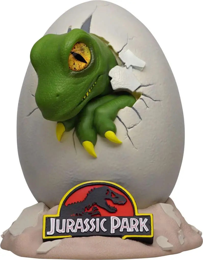 JURASSIC PARK DINOSAUR EGG FIGURAL BANK MONOGRAM
