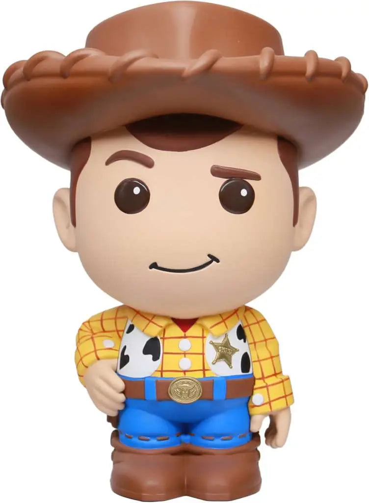 TOY STORY WOODY FIGURAL BANK MONOGRAM