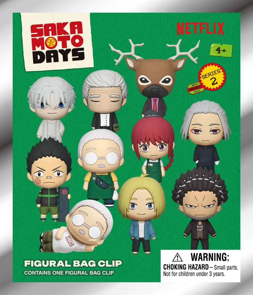 SAKAMOTO DAYS S2 BAG CLIP BLIND BOX DISPLAY(24) MONOGRAM