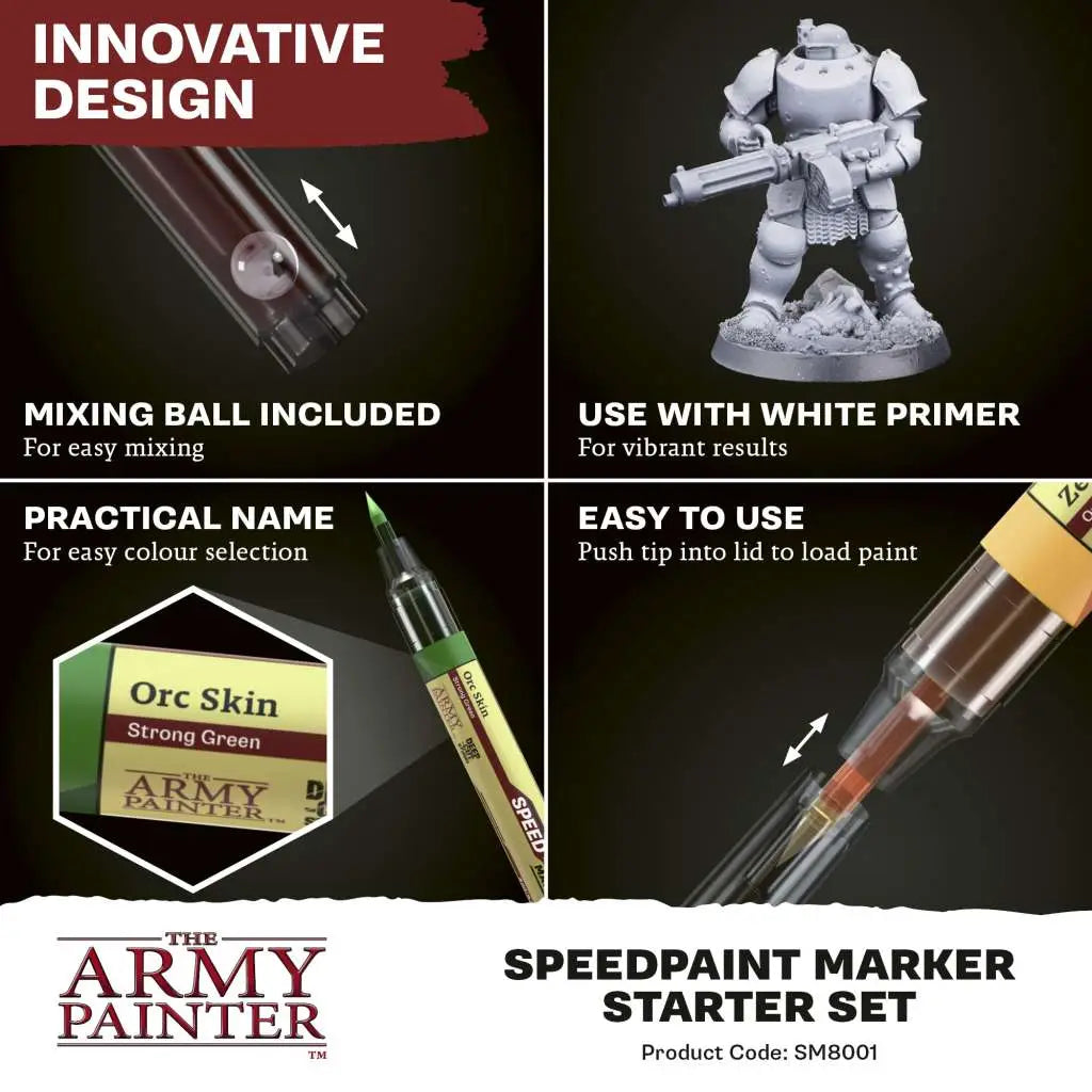 SPEEDPAINT MARKER STARTER SET ARMY PAINTER