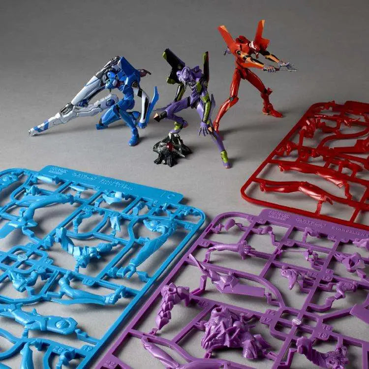 EVANGELION UNIT-01/UNIT-02/PROTO TYPE-00 ARTPLA MODEL KIT KAIYODO