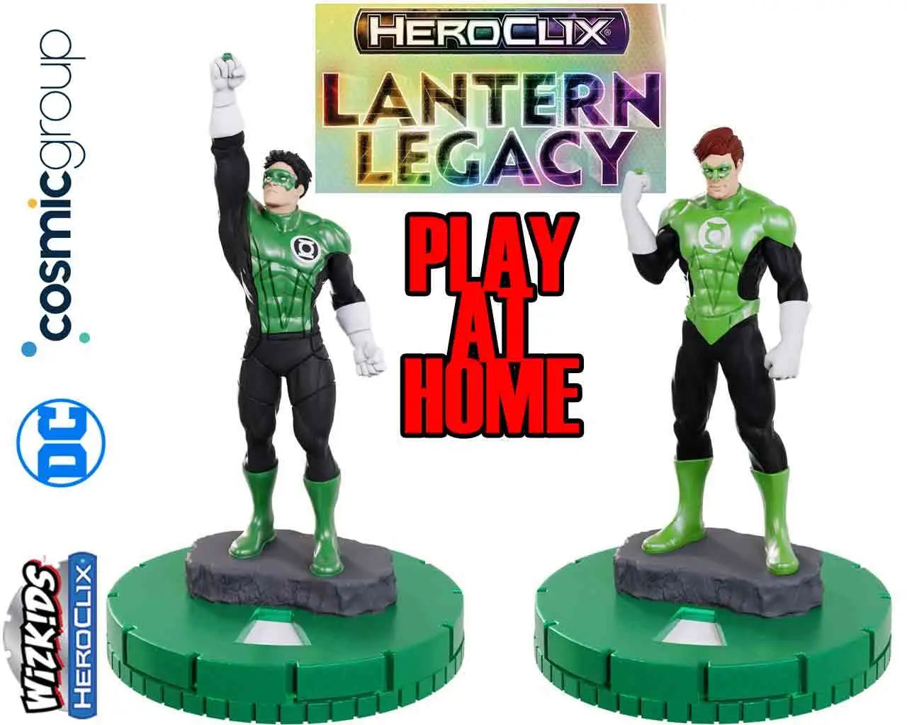 DC HEROCLIX LANTERN LEGACY PLAY AT HOME KIT WIZKIDS